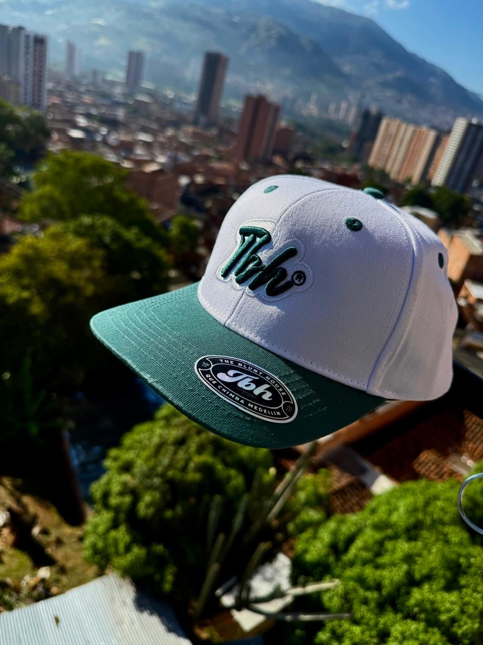TBH Hat - greenXwhite